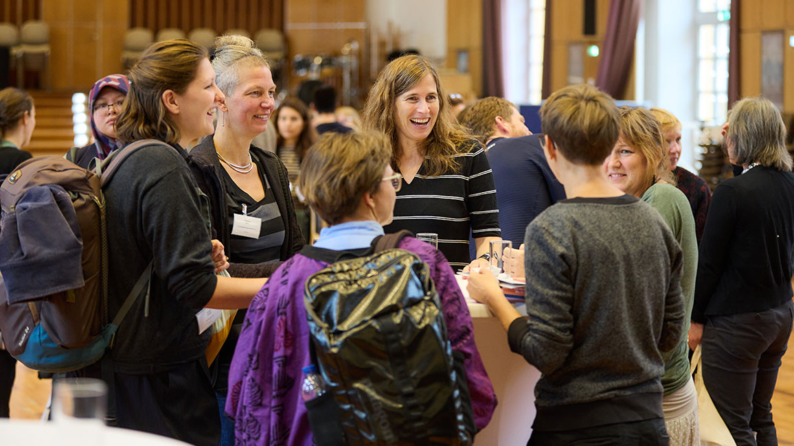 Kaffeepause während der Konferenz