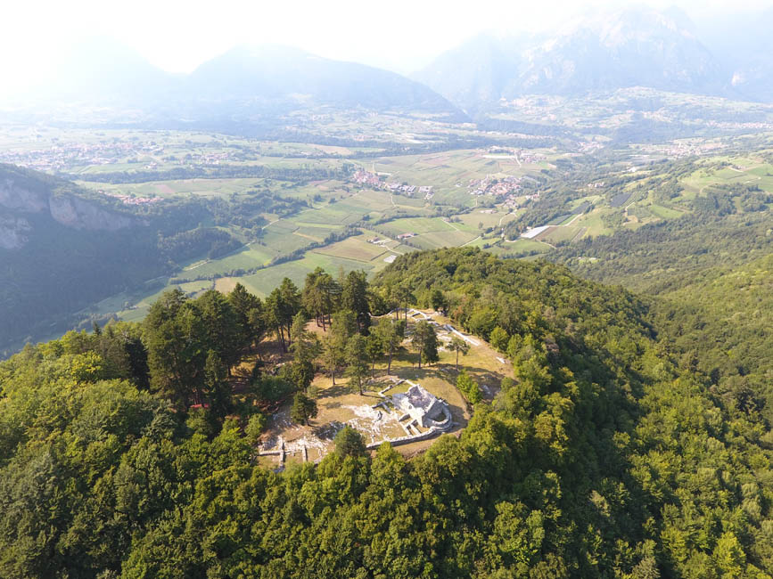 Monte San Martino. Drohnenaufnahme 